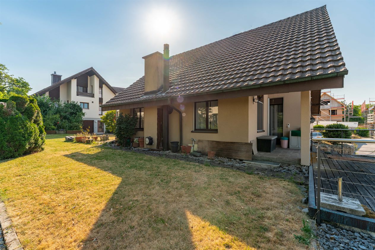 Einfamilienhaus in Boswil vor der Inszenierung
