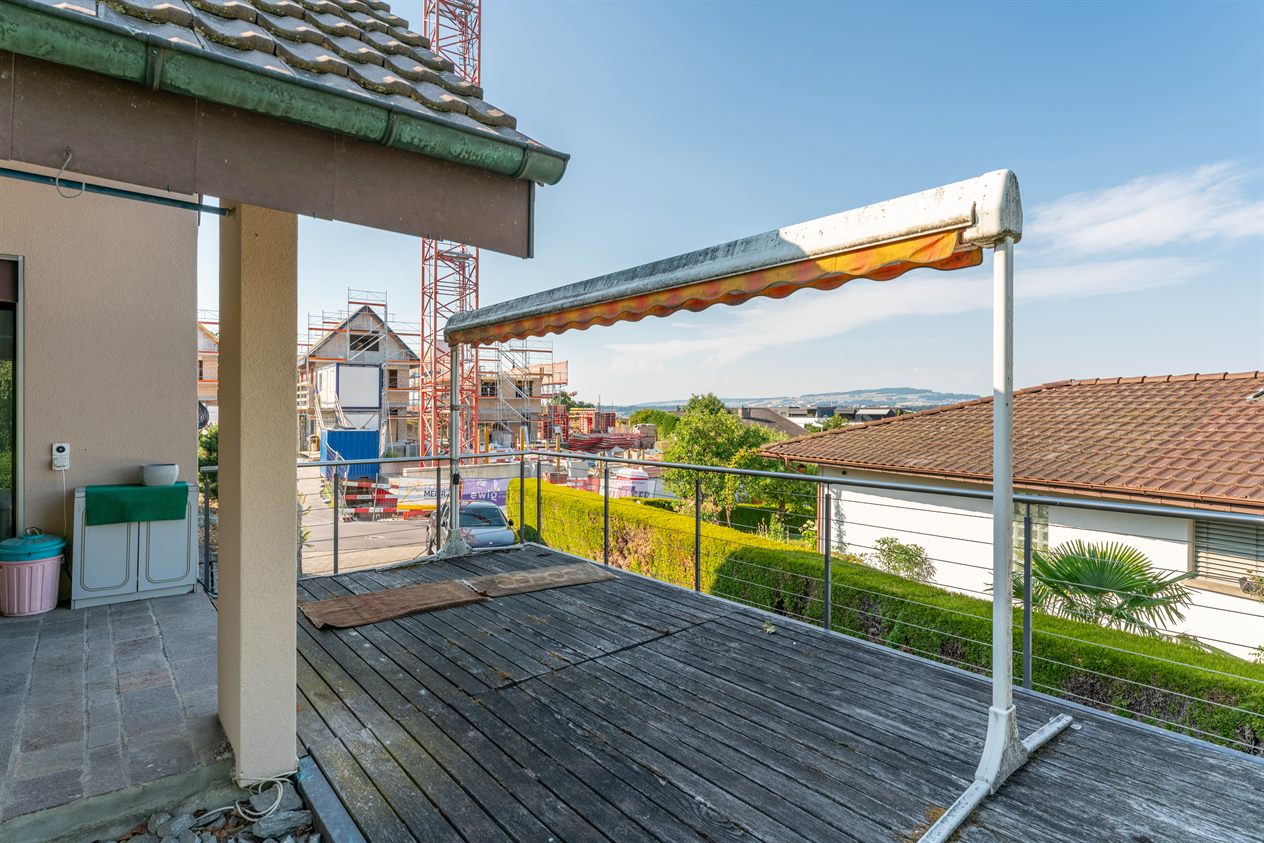 Terrasse vor der Inszenierung