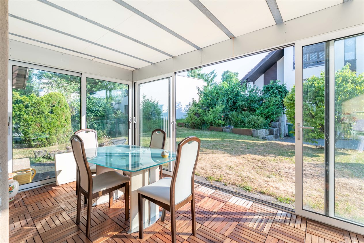 Wintergarten vor der Inszenierung