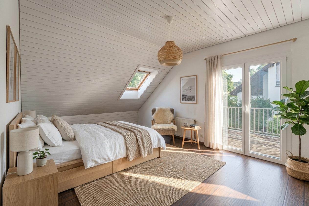Schlafzimmer nach der Inszenierung