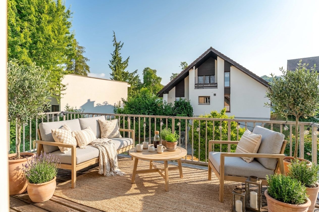 Balkon nach der Inszenierung